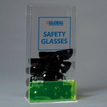 NATIONAL MARKER CO Global Industrial Acrylic Safety PPE Dispenser, Visitor Specs Deluxe 672064